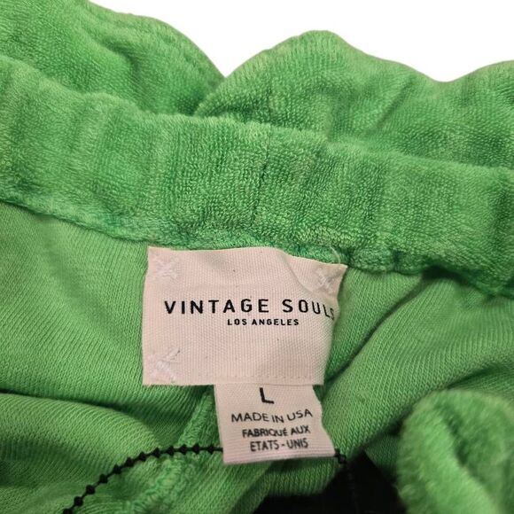 Vintage Souls Skirt Women's Large Green Elastic Waist Back Silt Swim Coverup - Picture 5 of 7
